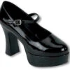 Mary Janes Pumps Schwarz Gr. 36/37