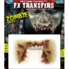 3D FX Transfer Tattoo Wunde Zombie Kiefer