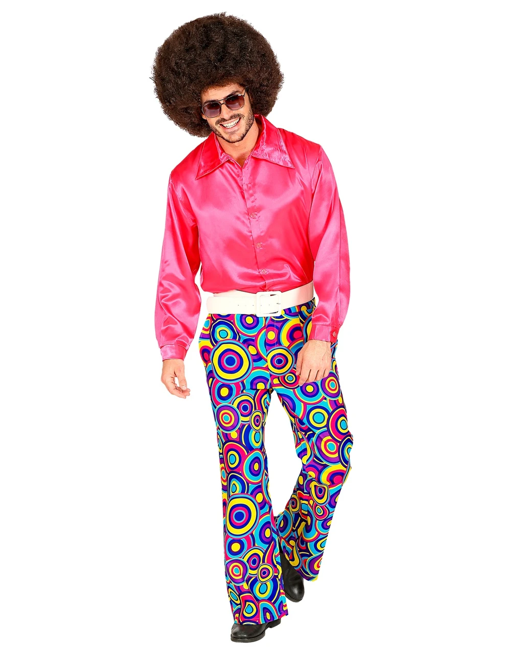 70ies Hose Bubbles Blau 4 70ies Hose Bubbles Blau – Bild 2