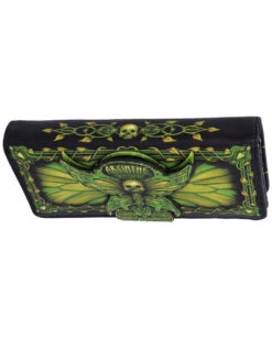 Absinthe Geldbeutel - La Fee Verte Grüne Fee -FaschingFreude Verkäufe absinthe la fee verte gruene fee geldboerse absinthe la fee verte green fairy embossed purse gothic geldbeutel 53937 4