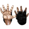 Braune Affenhände Aus Latex -FaschingFreude Verkäufe affen haende braun deluxe monsterhaende tierhaende chimp brown hands 16438