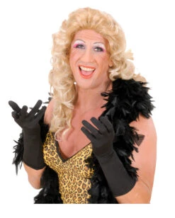 Geschmeidige Schwarze Handschuhe 40cm -FaschingFreude Verkäufe anschmiegsame schwarze handschuhe 40cm pliable black gloves kostuemzubehoer 52698 03