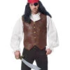 Piratenweste Braun -FaschingFreude Verkäufe antik look kostuemweste piraten weste steampunk weste 22436 1