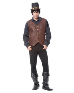 Piratenweste Braun -FaschingFreude Verkäufe antik look kostuemweste piraten weste steampunk weste 22436 3