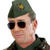 Grüne Offiziersmütze 1 Grüne Offiziersmütze -FaschingFreude Verkäufe army schiffchen militaer hut military side cap uniform hut berufsuniform 26455 01