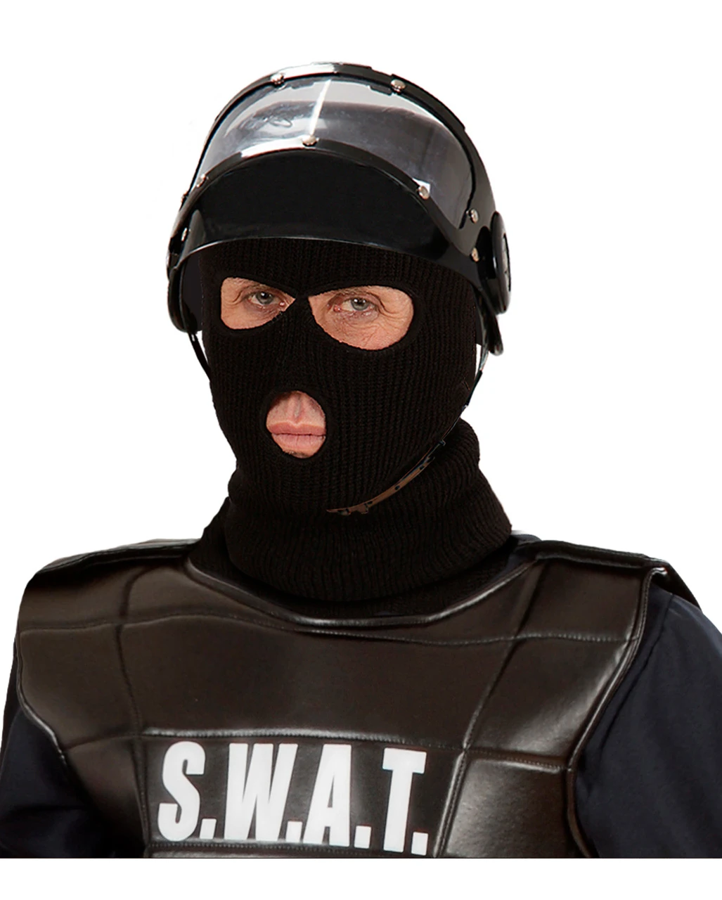 Schwarze Balaclava Sturmhaube Als Maske 4 Schwarze Balaclava Sturmhaube Als Maske – Bild 2