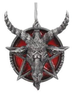 Baphomet Christbaumkugel 9,5cm