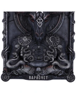 Baphomet's Invocation Wandbild 30,5cm -FaschingFreude Verkäufe baphomets invocation wandbild baphomets invocation wall plaque gothic deko 54568 06