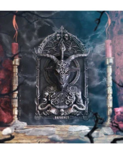 Baphomet's Invocation Wandbild 30,5cm -FaschingFreude Verkäufe baphomets invocation wandbild baphomets invocation wall plaque gothic deko 54568 07