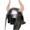 Martialischer Krieger Helm Mit Hörner -FaschingFreude Verkäufe barbarischer krieger helm mit hoerner viking helmet with horns kostuemzubehoer 38830 01