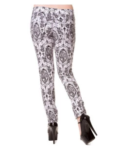 Punk Stretchjeans Weiss -FaschingFreude Verkäufe barocke gothic jeans in weiss gothic fashion extravagante gothic mode 660573 2