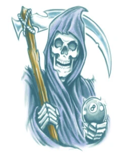 Sensenmann Tattoo Zum Aufkleben