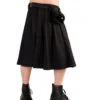 Schwarzer Black Pistol Kilt Kurz