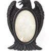 Schwarzer Rabe Bilderrahmen -FaschingFreude Verkäufe black raven gothic bilderrahmen halloween und gothic wohnungsdeko und geschenkartikel halloween und horrorshop 52740