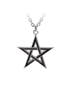 Black Star Anhänger Mit Kette