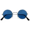 Blaue 70er Sonnenbrille -FaschingFreude Verkäufe blaue 7oer jahre sonnenbrille hippie sonnebrille karnevals brille 17261 001