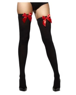 Blickdichte Nylonstrümpfe Schwarz