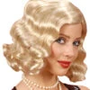 20er Jahre Perücke Blond -FaschingFreude Verkäufe blonde 20er jahre peruecke charleston peruecke golden 20s wig wasserwellen frisur percke 15813