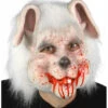 Tiermaske Blutiger Zombie Hase