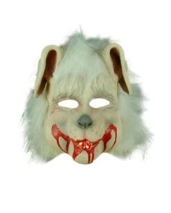 Tiermaske Blutiger Zombie Hase -FaschingFreude Verkäufe bloody bunny horror maske horror mask halloween kaninchen maske tiermaske bild2 26363