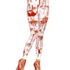 Leggins Mit Blut-Spritzern -FaschingFreude Verkäufe blutige horror leggings bloody zombie leggings halloween und horror kostueme 26390 01