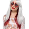 Deluxe Ombre Perücke Grau-rot -FaschingFreude Verkäufe blutige ombre peruecke deluxe grau rot hochwertige halloween peruecke blood drip ombre wig 35836 1