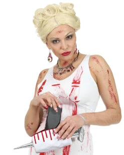 Große Spritzen Handtasche -FaschingFreude Verkäufe blutige spritze handtasche grosse spritzen handtasche bloody syringe hand bag kostuemzubehoer halloween handtasche 36998 03 1