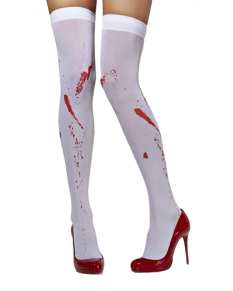 Blutige Overknee Strümpfe 3 Blutige Overknee Strümpfe