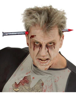 Blutiger Nagel Im Kopf -FaschingFreude Verkäufe blutiger nagel im kopf haarreifen mit nagel halloween scherzartikel nagel durch kopf 18335 04