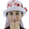 Blut Verschmierter Zylinder Mit Schleier & Knochenhand 2 Blut Verschmierter Zylinder Mit Schleier & Knochenhand -FaschingFreude Verkäufe blutiger zylinder mit knochenhand und schleier blutiger kostuemhut horror braut killer braut kostuemaccessoire kostuemzubehoer 53413