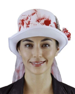 Blut Verschmierter Zylinder Mit Schleier & Knochenhand