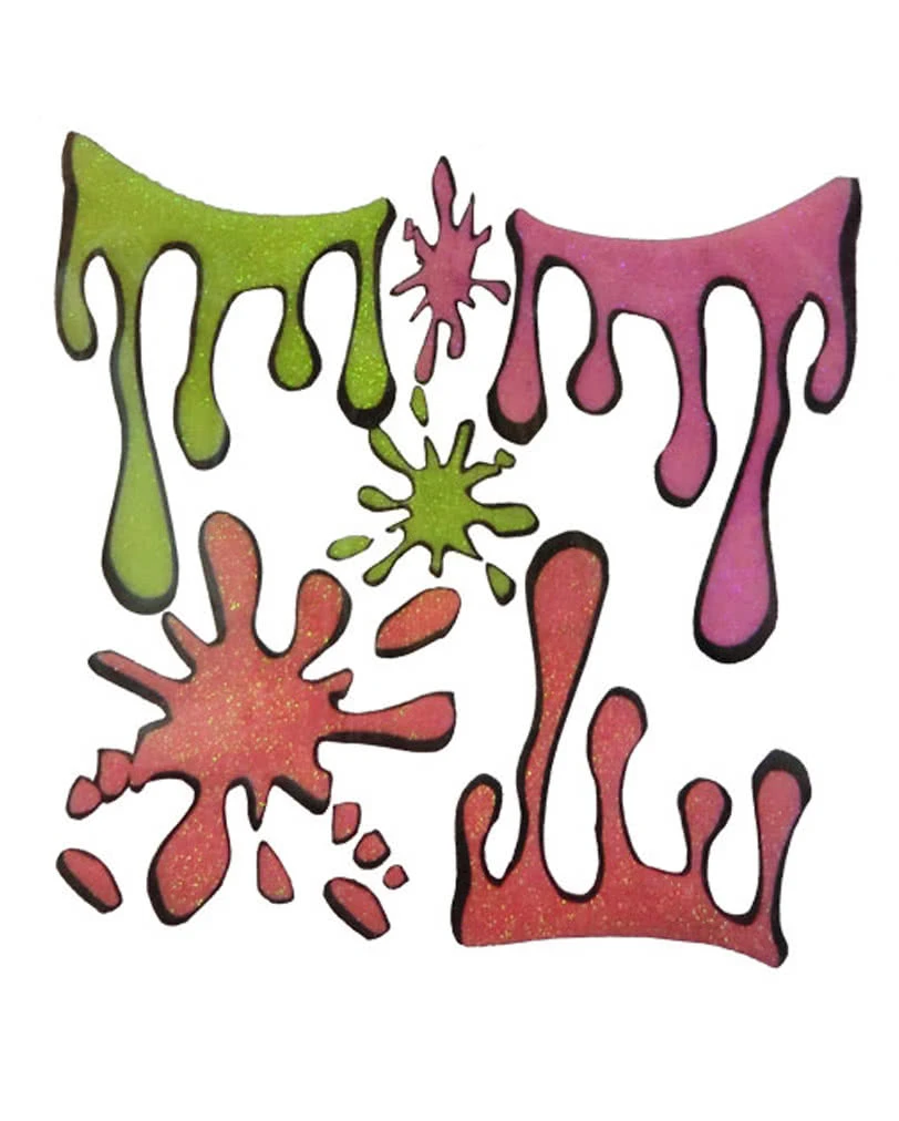 80er Jahre Body Art Glitzer Tattoo 3 80er Jahre Body Art Glitzer Tattoo