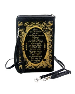 Book Of Spells Clutch Handtasche -FaschingFreude Verkäufe book of spells clutch umhaengetasche gothic handtasche witch accessoires 37530 3