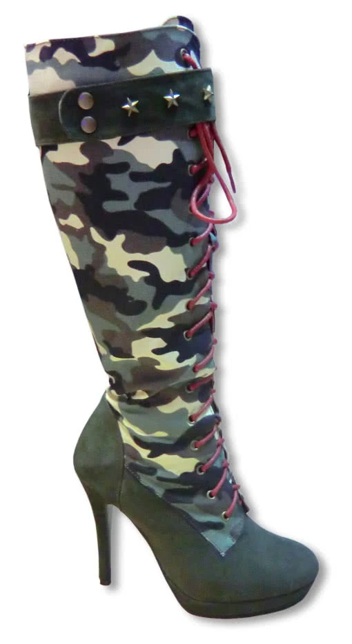 Camouflage Stiefel 3 Camouflage Stiefel