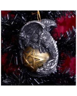 Drache Mit Pentagramm Christbaumkugel 10cm -FaschingFreude Verkäufe caspar drachen weihnachtskugel caspar drachen christbaumkugel caspar dragon ornament 50983 07