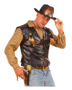 Cowboy Pistolenhalter -FaschingFreude Verkäufe cowboy pistolenholster cowboykostuem zubehoer wildwest party 15822 3