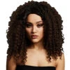 Lizzo Damen Perücke Braun -FaschingFreude Verkäufe damen peruecke lizzo braun fever lizzo wig brown halloween peruecke kostuem accessoires 39649