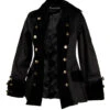 Schwarze Piratenjacke Für Damen
