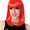Rote Damen Perücke Mit Pony 2 Rote Damen Perücke Mit Pony -FaschingFreude Verkäufe damen peruecke mit pony rot faschingsperuecke cosplay peruecke ladies wig red 25883
