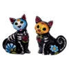 Sugar Skull Hund & Katze Salz & Pfefferstreuer -FaschingFreude Verkäufe day of the dead und und katze salz und pfefferstreuer set salt and pepper day of the dead cat and dog set halloween deko und wohnaccessoires 54638
