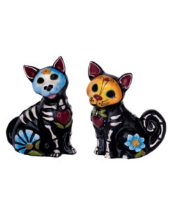Sugar Skull Hund & Katze Salz & Pfefferstreuer