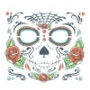 Day Of The Dead Totenkopf Tattoo 2 Day Of The Dead Totenkopf Tattoo -FaschingFreude Verkäufe day of the dead skull face tattoo klebetatowierung fuerr das gesicht 23679