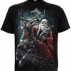 Schwarzes Sleigher T-Shirt