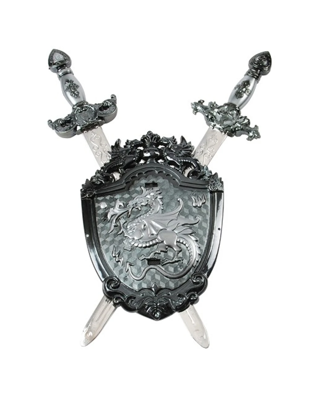 2 Schwerter Mit Drachen Schild 3 2 Schwerter Mit Drachen Schild