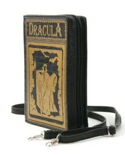 Vintage Dracula Buch Handtasche -FaschingFreude Verkäufe dracula buch handtasche halloween gothic zubehoer dracula book handbag 53494 3
