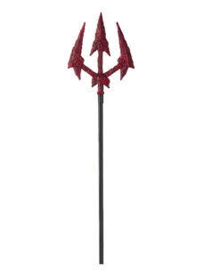 Rote Teufelsgabel Als Kostümzubehör