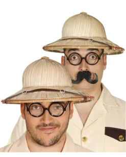 Safari Dschungel Hut -FaschingFreude Verkäufe dschungel tropen hut kostuemzubehoer verkleidungsaccessoires faschingshut kostuemhut sombrero explorador 26459 3