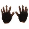 Werwolf Handschuhe Mit Kunstfell -FaschingFreude Verkäufe dunkelbraune werwolfhandschuhe mit kunstfell werwolf gloves with faux fur kostuemzubehoer 53004 01