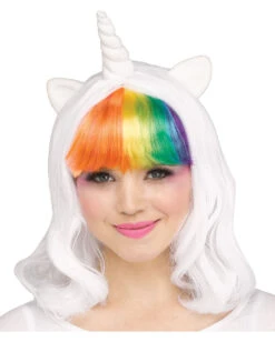 Unicorn Regenbogen Perücke