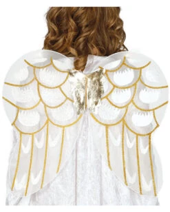Weiß-goldene Engelsflügel